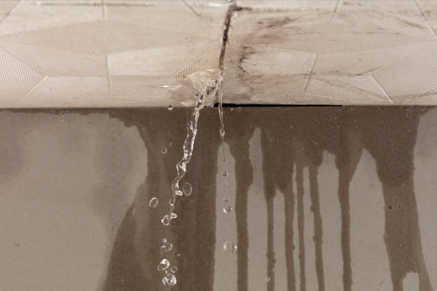 Professional Burst Pipe Cleanup technician working in Syosset, NY